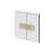 Gessi 67503 Shower G Glass-Glass Self-Centering Hinge. Rigato.