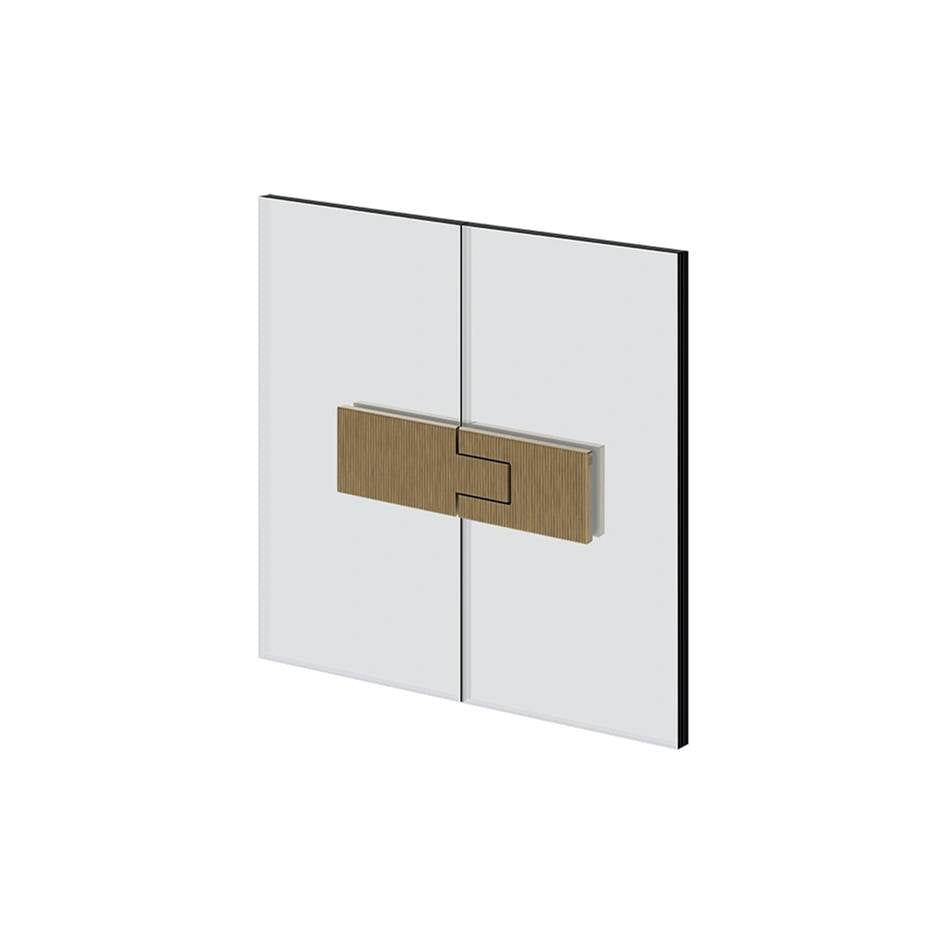 Gessi 67503 Shower G Glass-Glass Self-Centering Hinge. Rigato.