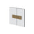 Gessi 67503 Shower G Glass-Glass Self-Centering Hinge. Rigato.