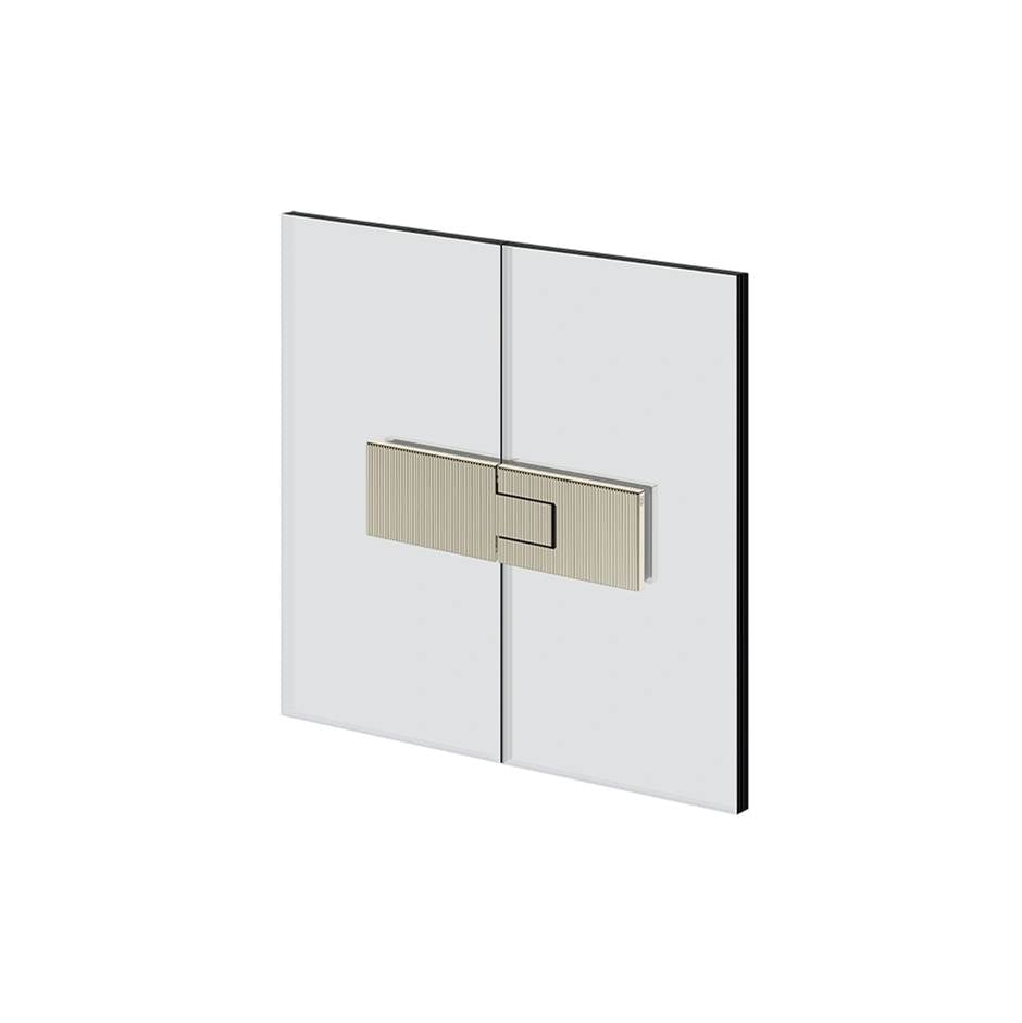 Gessi 67503 Shower G Glass-Glass Self-Centering Hinge. Rigato.