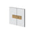 Gessi 67503 Shower G Glass-Glass Self-Centering Hinge. Rigato.