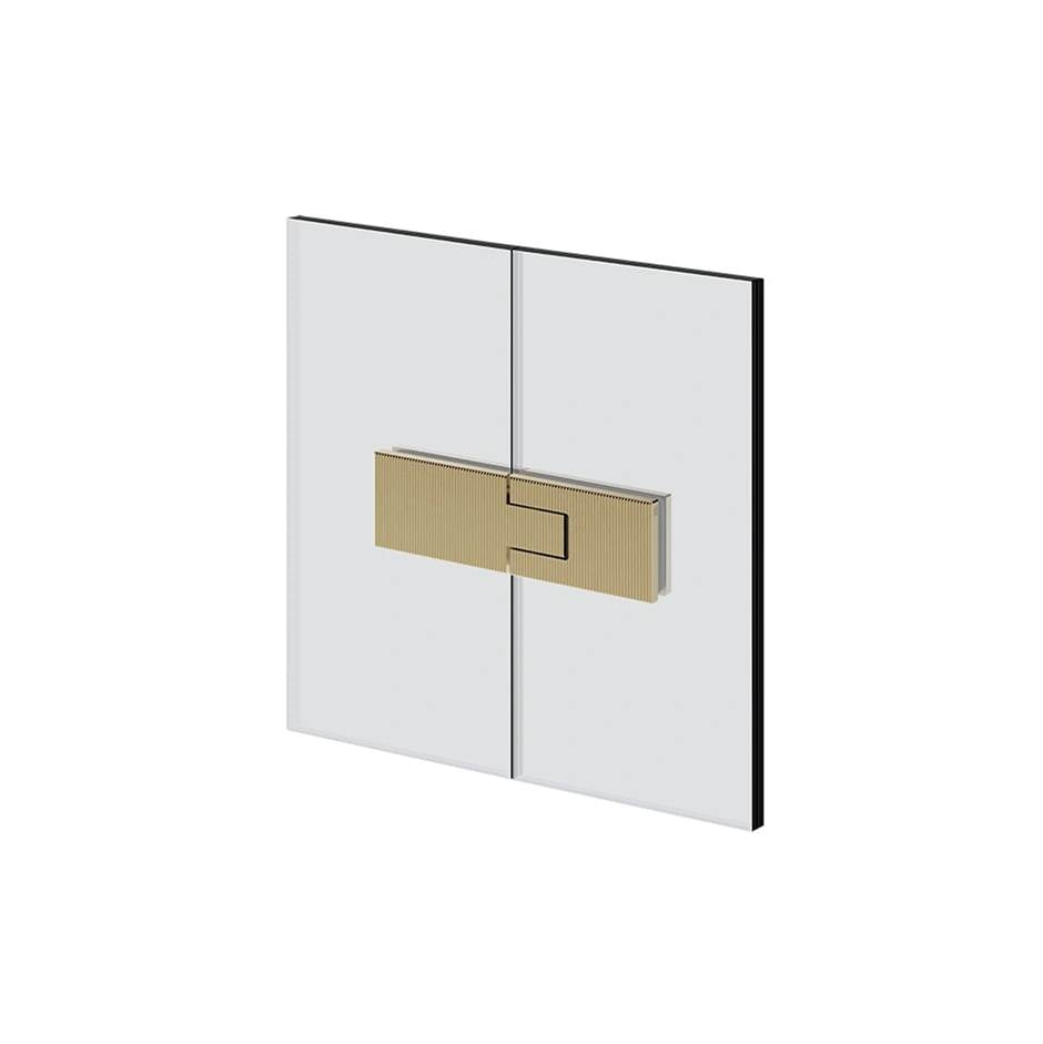 Gessi 67503 Shower G Glass-Glass Self-Centering Hinge. Rigato.