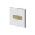 Gessi 67503 Shower G Glass-Glass Self-Centering Hinge. Rigato.