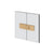 Gessi 67503 Shower G Glass-Glass Self-Centering Hinge. Rigato.