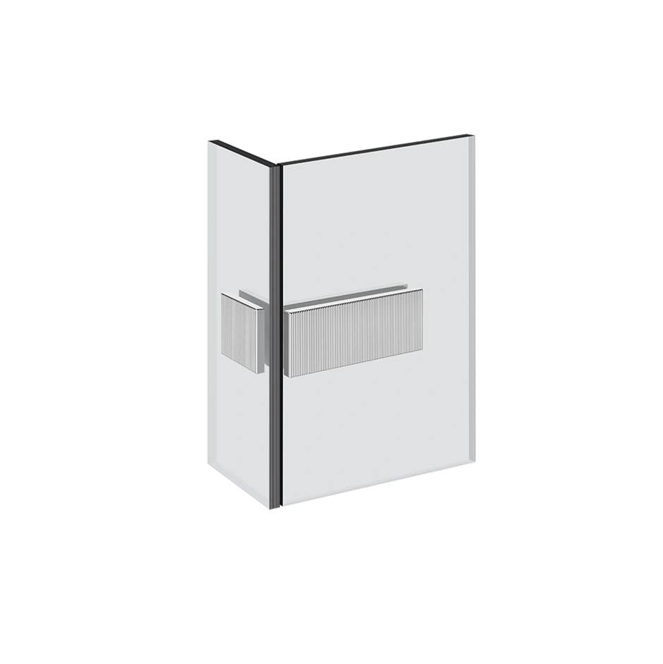 Gessi 67507 Shower G Angular Glass-Glass Clamp. Rigato