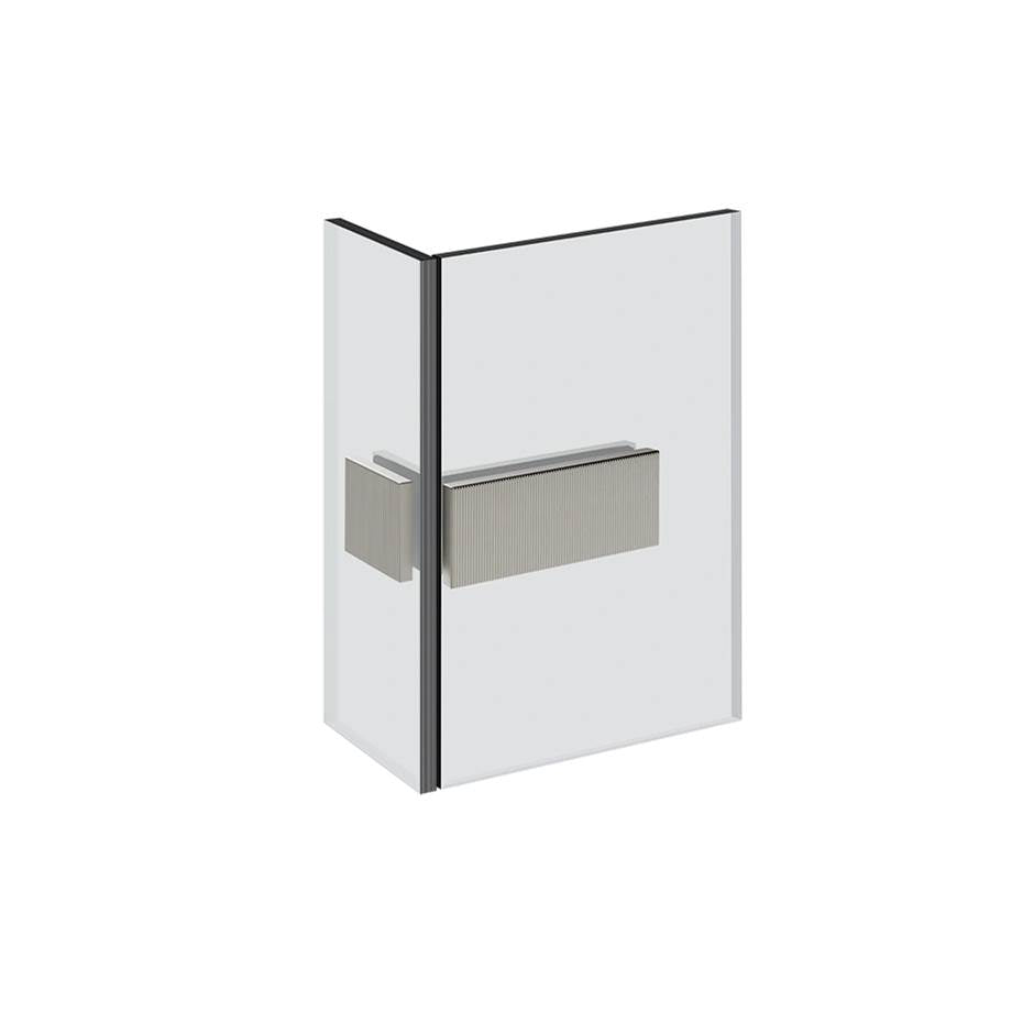 Gessi 67507 Shower G Angular Glass-Glass Clamp. Rigato