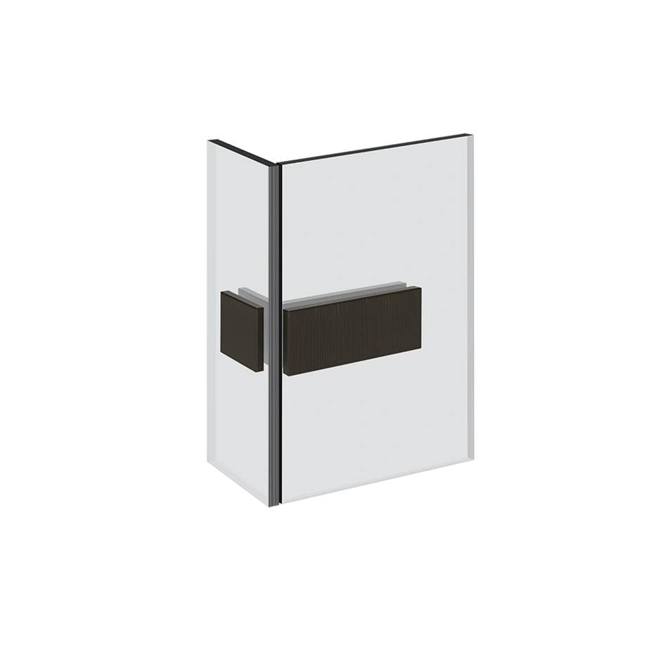 Gessi 67507 Shower G Angular Glass-Glass Clamp. Rigato