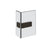 Gessi 67507 Shower G Angular Glass-Glass Clamp. Rigato