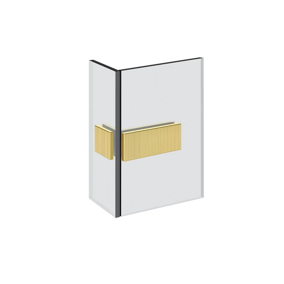 Gessi 67507 Shower G Angular Glass-Glass Clamp. Rigato