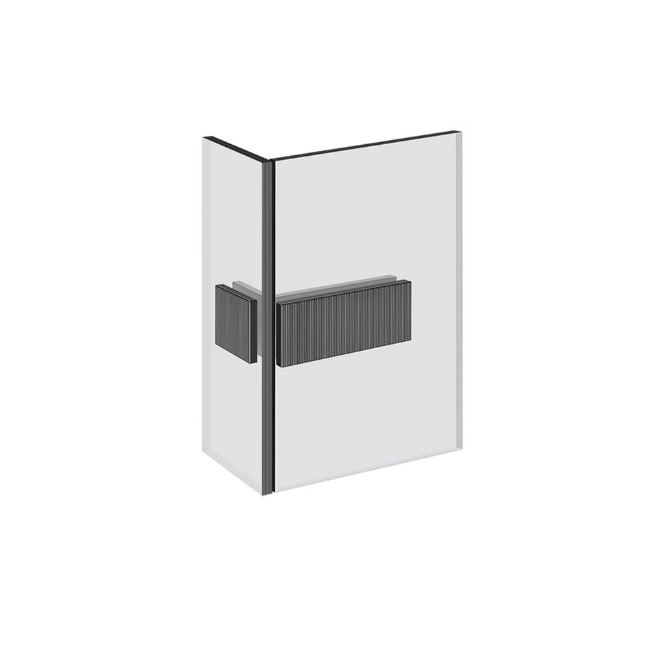 Gessi 67507 Shower G Angular Glass-Glass Clamp. Rigato