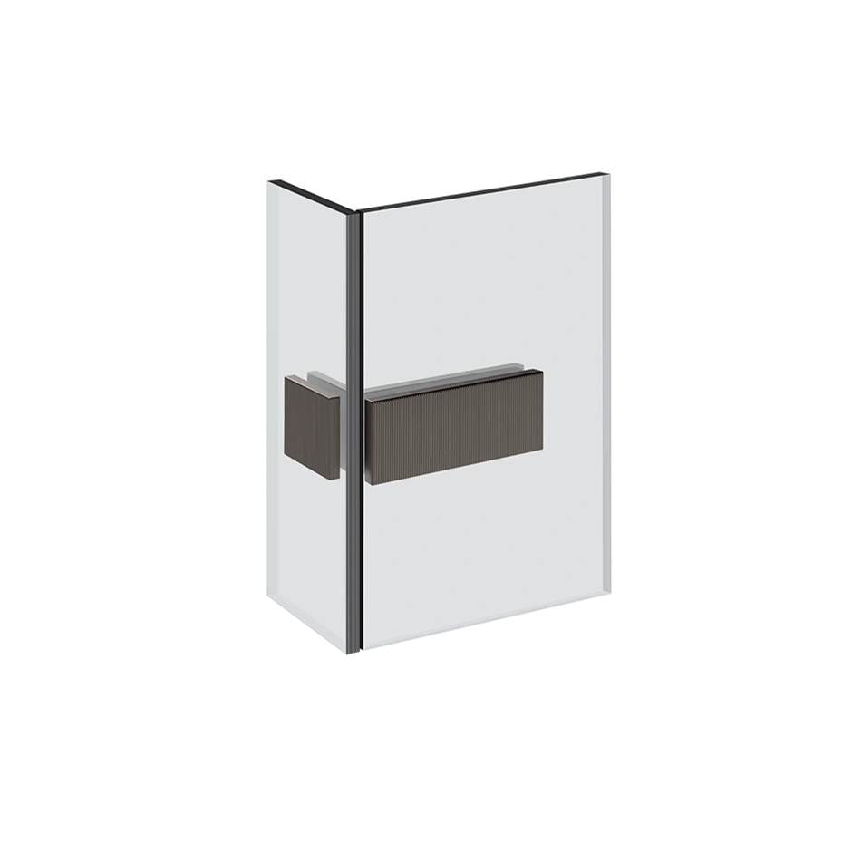 Gessi 67507 Shower G Angular Glass-Glass Clamp. Rigato