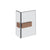 Gessi 67507 Shower G Angular Glass-Glass Clamp. Rigato