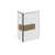 Gessi 67507 Shower G Angular Glass-Glass Clamp. Rigato
