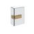 Gessi 67507 Shower G Angular Glass-Glass Clamp. Rigato