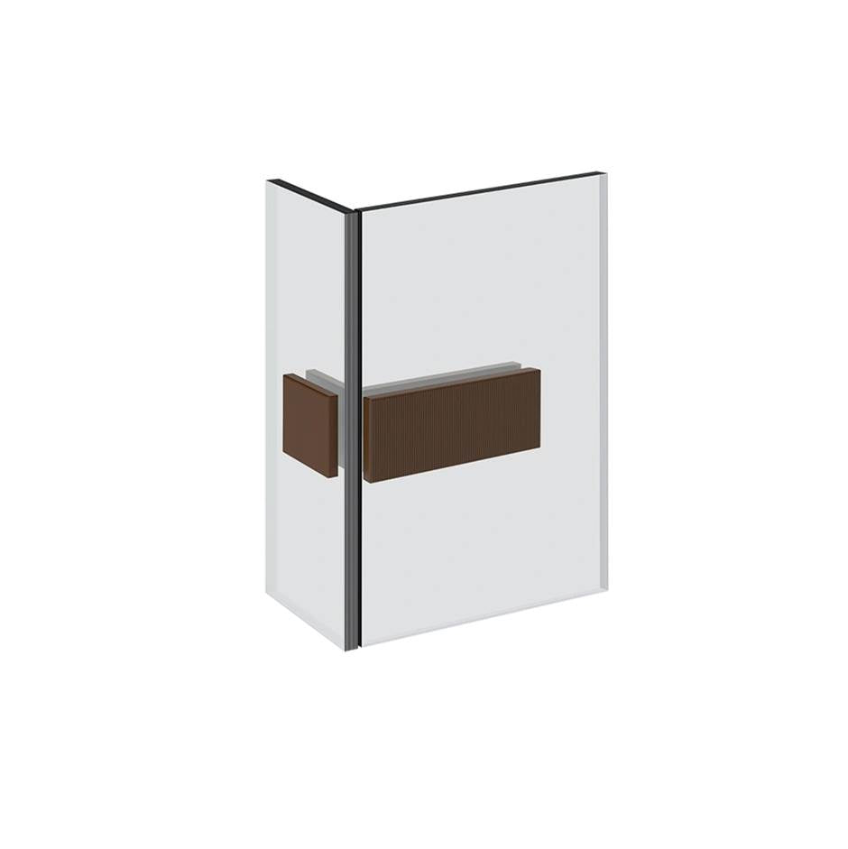 Gessi 67507 Shower G Angular Glass-Glass Clamp. Rigato