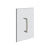 Gessi 67521 Shower G 8" Handle. Vertical/Horizontal Installation. Rigato
