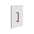 Gessi 67521 Shower G 8" Handle. Vertical/Horizontal Installation. Rigato