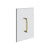 Gessi 67521 Shower G 8" Handle. Vertical/Horizontal Installation. Rigato