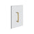 Gessi 67521 Shower G 8" Handle. Vertical/Horizontal Installation. Rigato