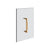 Gessi 67521 Shower G 8" Handle. Vertical/Horizontal Installation. Rigato