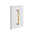 Gessi 67523 Shower G 12" Handle. Vertical/Horizontal Installation. Rigato
