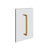 Gessi 67523 Shower G 12" Handle. Vertical/Horizontal Installation. Rigato