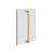 Gessi 67525 Shower G 18" Handle. Vertical/Horizontal Installation. Rigato