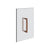 Gessi 67531 Shower G 8" Double Handle. Vertical/Horizontal Installation. Rigato