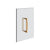 Gessi 67531 Shower G 8" Double Handle. Vertical/Horizontal Installation. Rigato