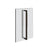 Gessi 67535 Shower G 18" Double Handle. Vertical/Horizontal Installation. Rigato