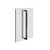 Gessi 67535 Shower G 18" Double Handle. Vertical/Horizontal Installation. Rigato