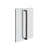 Gessi 67535 Shower G 18" Double Handle. Vertical/Horizontal Installation. Rigato