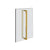 Gessi 67535 Shower G 18" Double Handle. Vertical/Horizontal Installation. Rigato