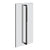 Gessi 67537 Shower G 24" Double Handle. Vertical/Horizontal Installation. Rigato