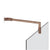 Gessi 67571 Shower G Stabilization Arm For Frameless Shower Enclosure. Rigato