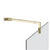 Gessi 67571 Shower G Stabilization Arm For Frameless Shower Enclosure. Rigato