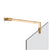 Gessi 67571 Shower G Stabilization Arm For Frameless Shower Enclosure. Rigato