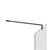 Gessi 67573 Shower G Stabilization Arm For Frameless Shower Enclosure. Customizable Length. Rigato