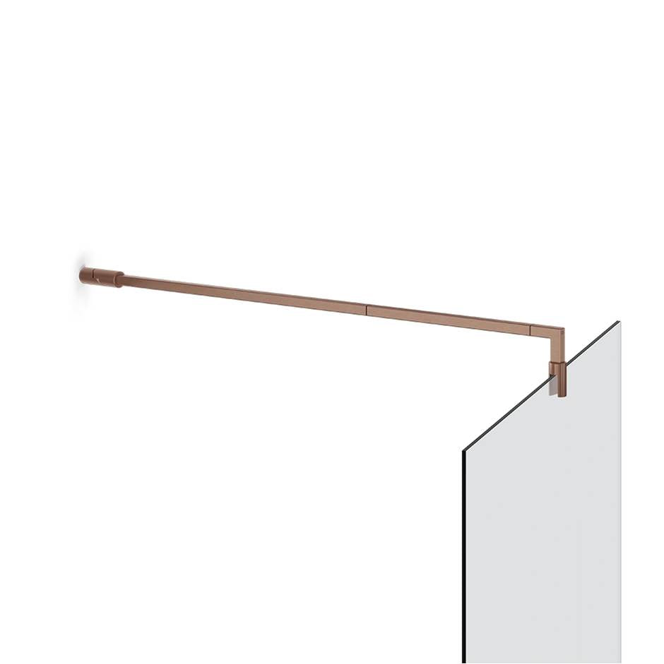 Gessi 67573 Shower G Stabilization Arm For Frameless Shower Enclosure. Customizable Length. Rigato
