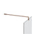 Gessi 67573 Shower G Stabilization Arm For Frameless Shower Enclosure. Customizable Length. Rigato