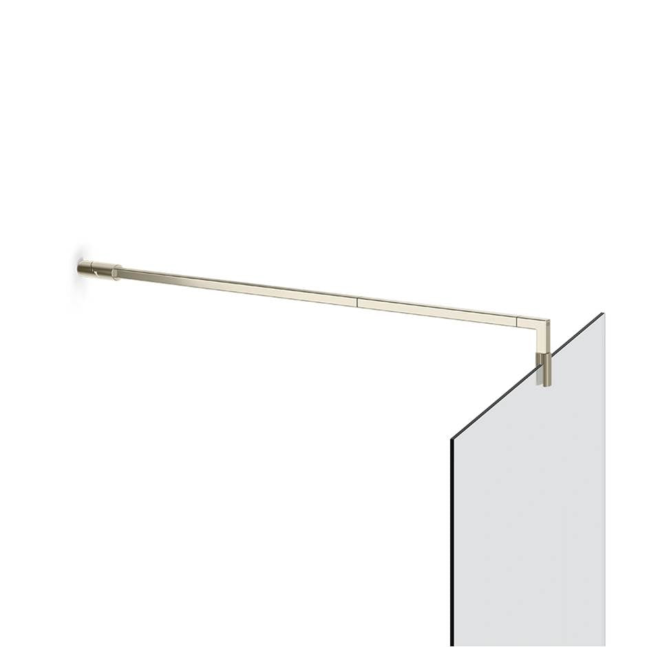 Gessi 67573 Shower G Stabilization Arm For Frameless Shower Enclosure. Customizable Length. Rigato