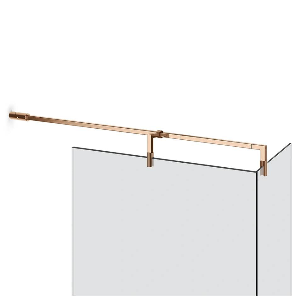 Gessi 67575 Shower G T-Shaped Stabilization Arm For Frameless Shower Enclosure. Customizable Length. Rigato - Parent
