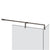 Gessi 67575 Shower G T-Shaped Stabilization Arm For Frameless Shower Enclosure. Customizable Length. Rigato