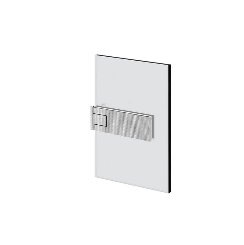 Gessi 67601 Shower G Wall-Glass Self-Centering Hinge. Diamantato.