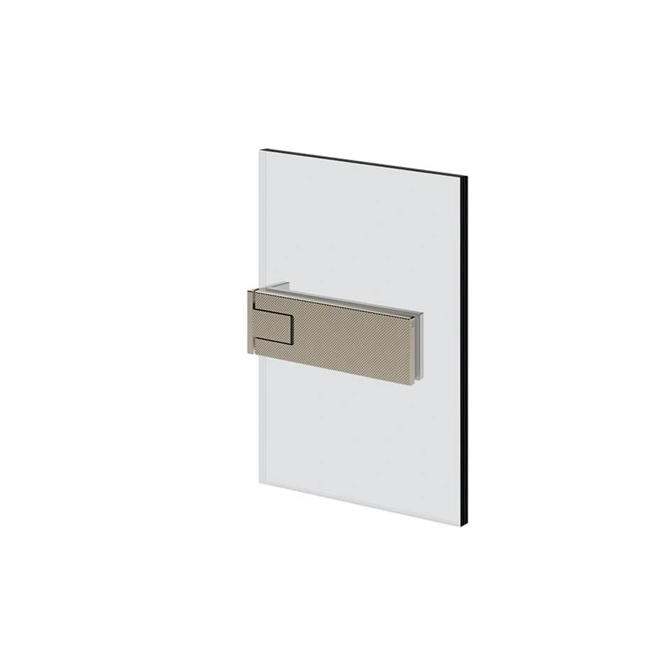 Gessi 67601 Shower G Wall-Glass Self-Centering Hinge. Diamantato.