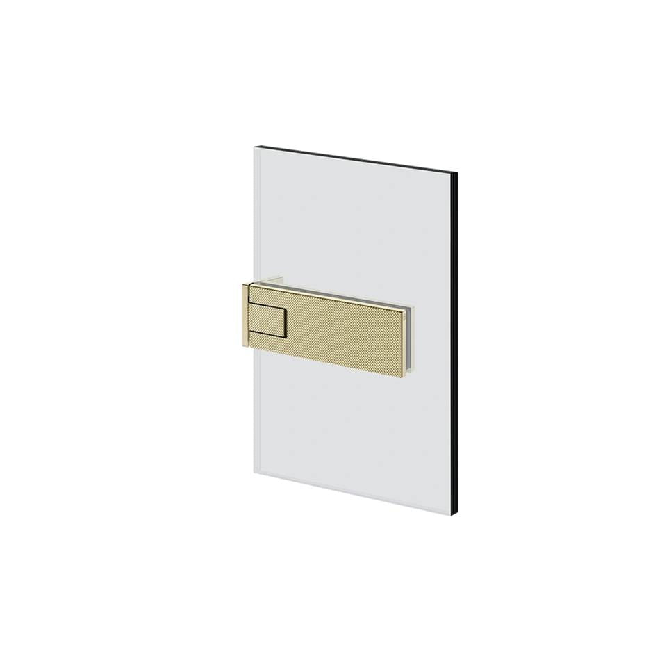 Gessi 67601 Shower G Wall-Glass Self-Centering Hinge. Diamantato.