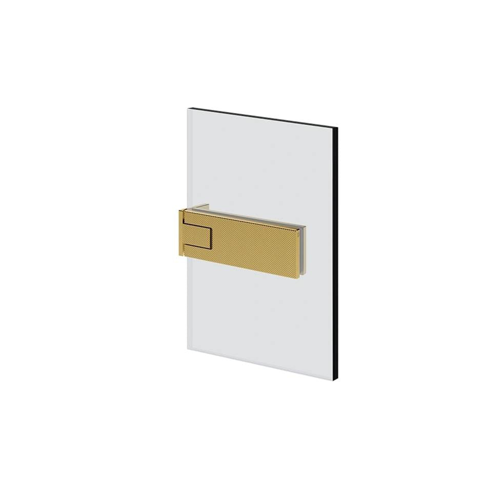 Gessi 67601 Shower G Wall-Glass Self-Centering Hinge. Diamantato.