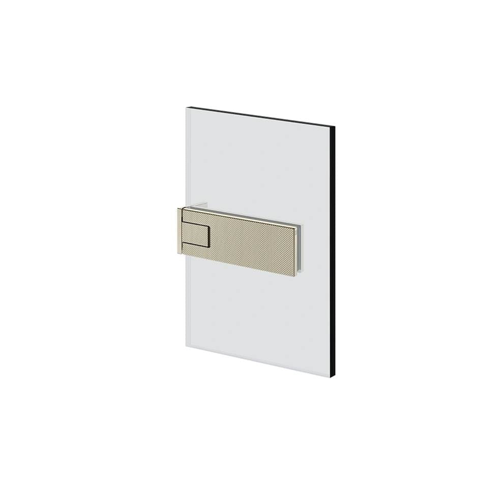 Gessi 67601 Shower G Wall-Glass Self-Centering Hinge. Diamantato.