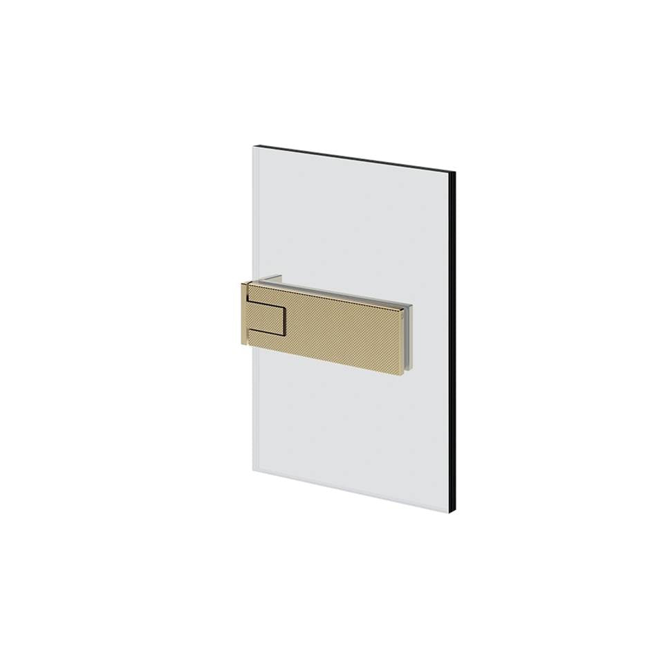 Gessi 67601 Shower G Wall-Glass Self-Centering Hinge. Diamantato.