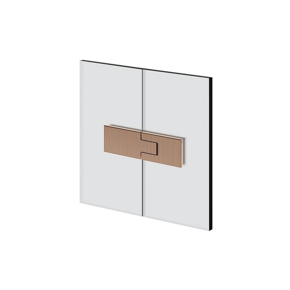 Gessi 67603 Shower G Glass-Glass Self-Centering Hinge. Diamantato.If The Door Exceeds 110 Lbs Or 39-3/8" Width. - Parent